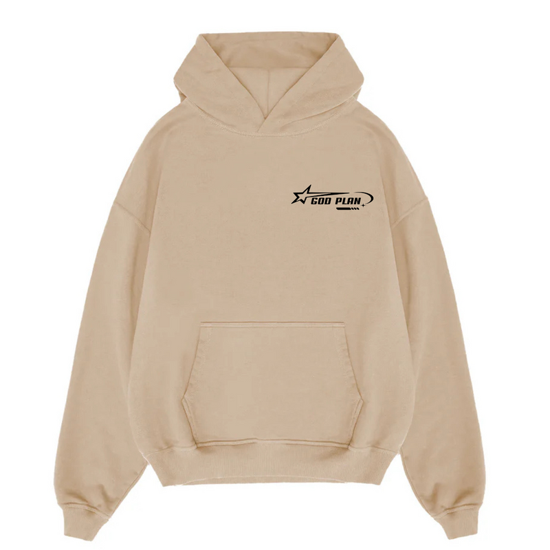 GOD PLAN FELPA OVERSIZE BEIGE