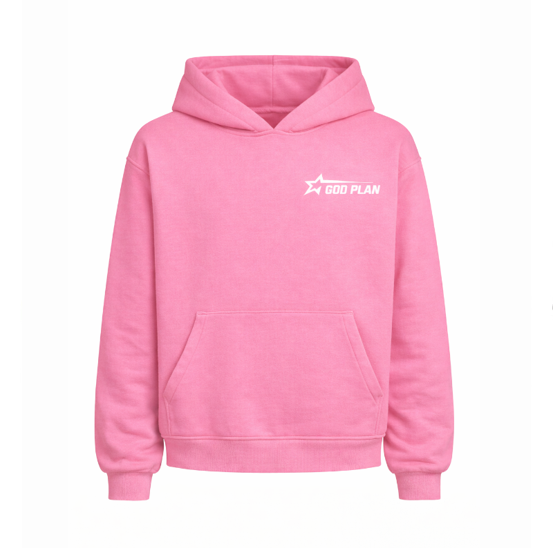 GOD PLAN PERFECT HOODIE BUBBLE BOX LOGO