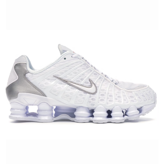 Nike shox tl metal white