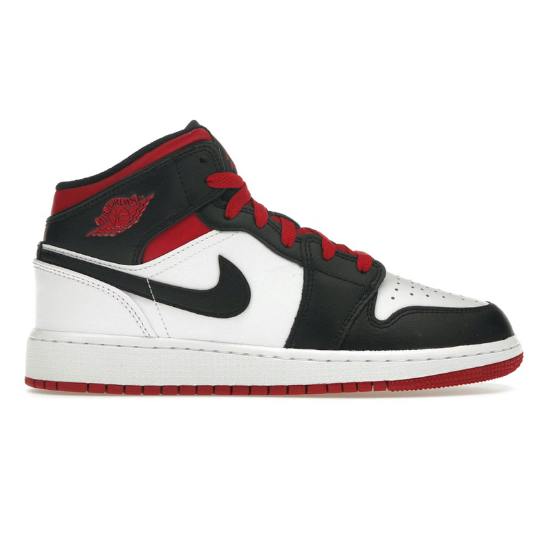 Air Jordan 1 mid gym red Black toe gs