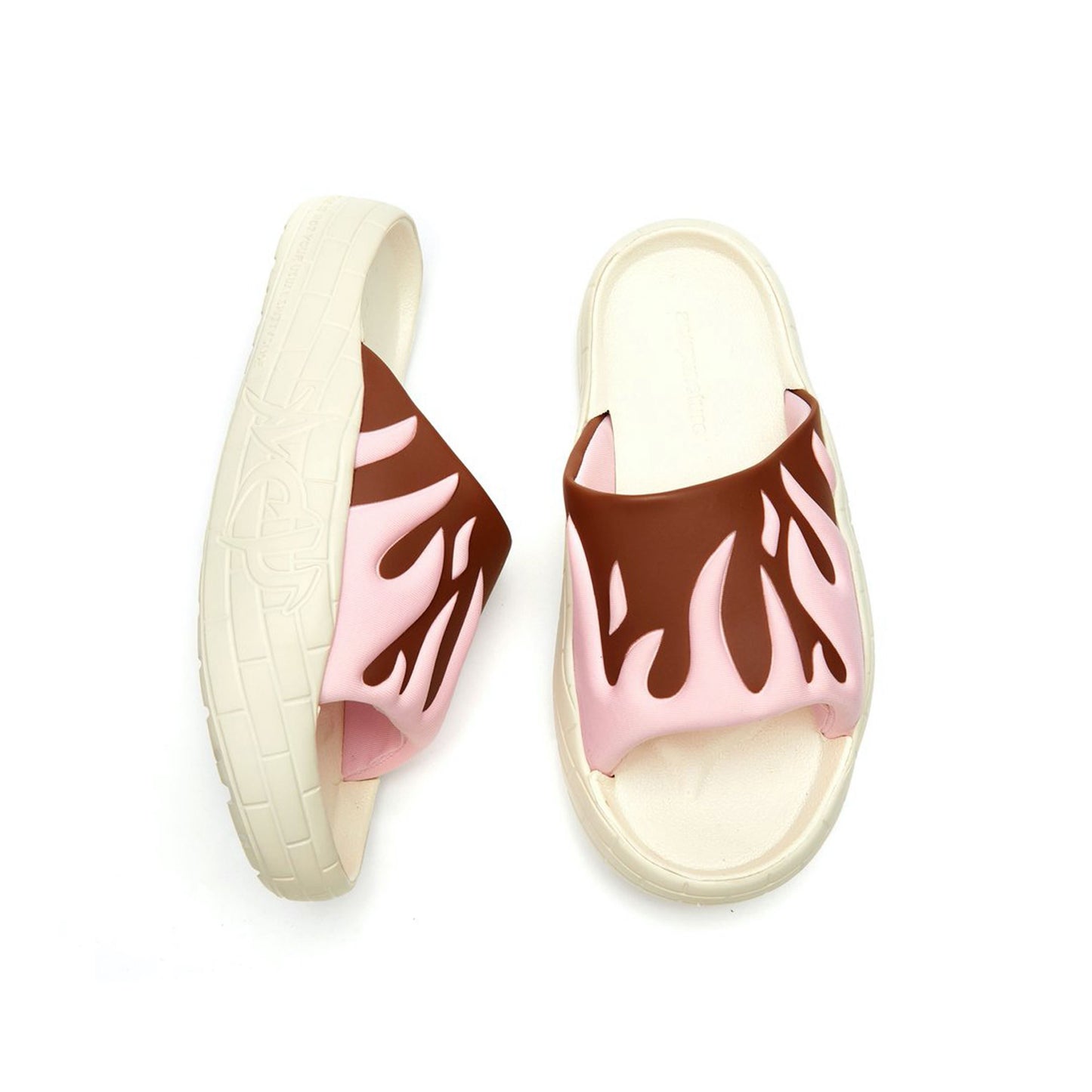 Acupuncture Ciabatte "NYU Slide Brown/Pink"