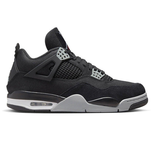 Jordan 4 retro black canvas