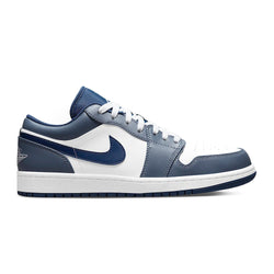 Jordan 1 Low White - Navy Blue