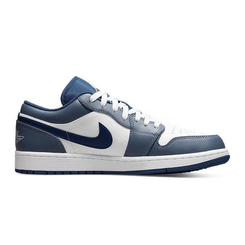 Jordan 1 Low White - Navy Blue