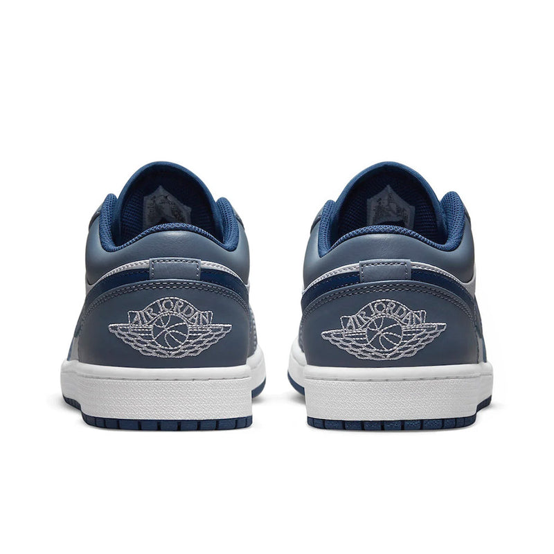 Jordan 1 Low White - Navy Blue