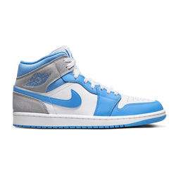 Jordan 1 Mid - University Blue Grey