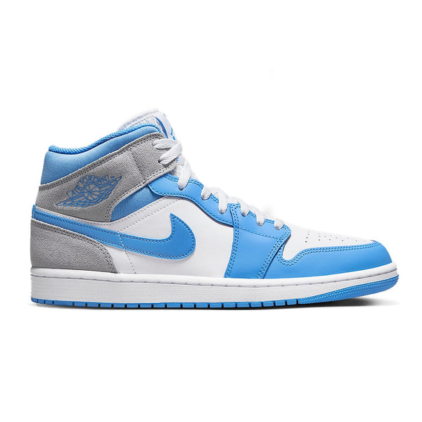 Jordan 1 Mid - University Blue Grey